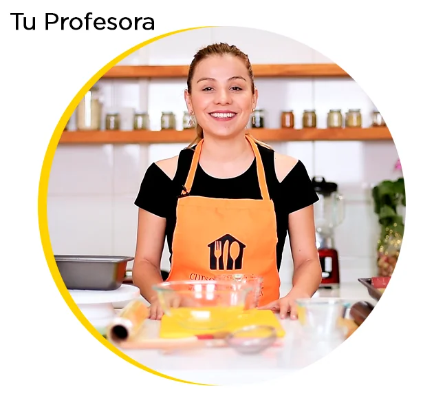 Camila Tobar, chef pastelera y celíaca, instructora del curso